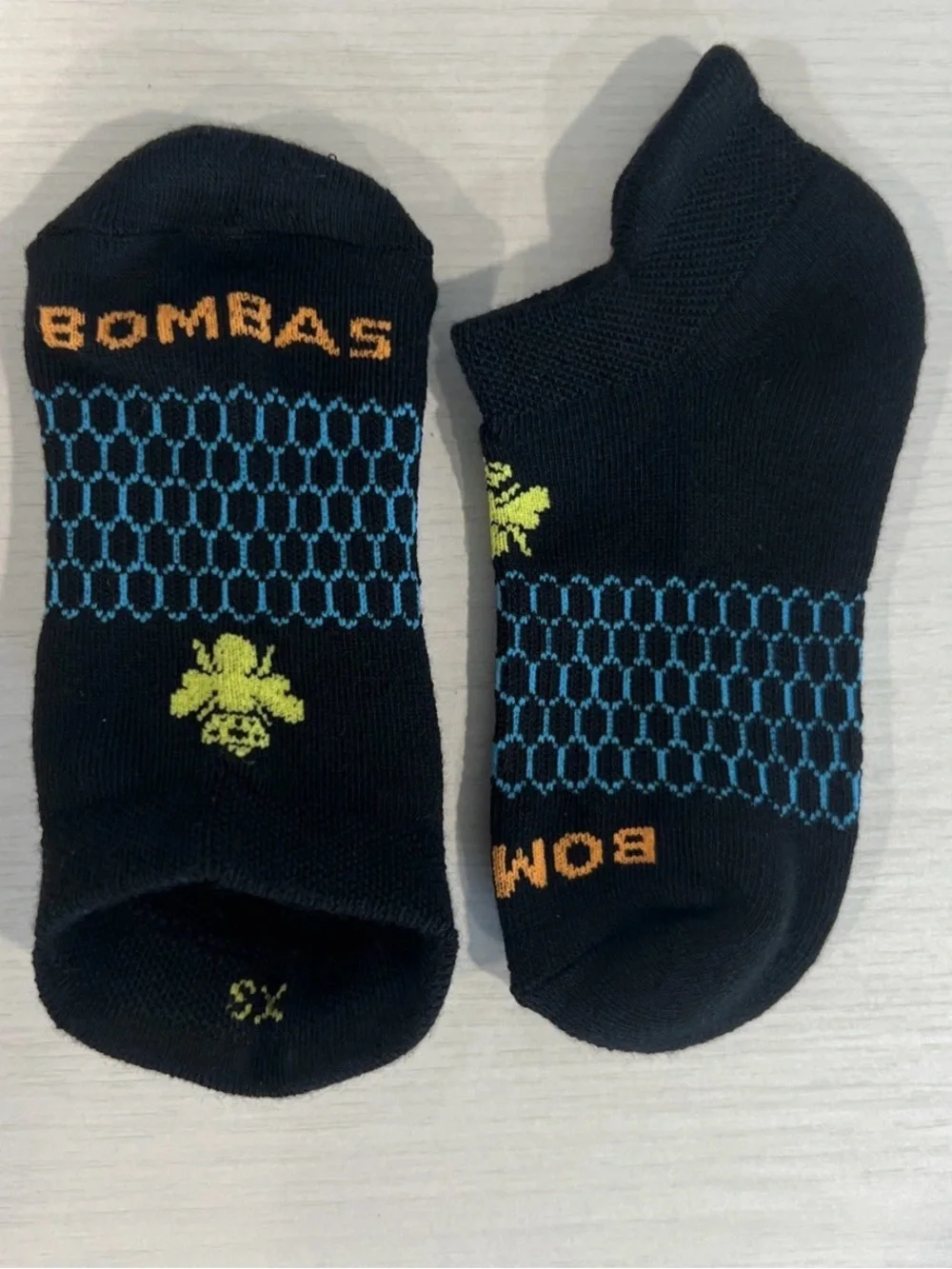 New BOMBAS Women’s/Youth Ankle Socks Black - Pack of 3